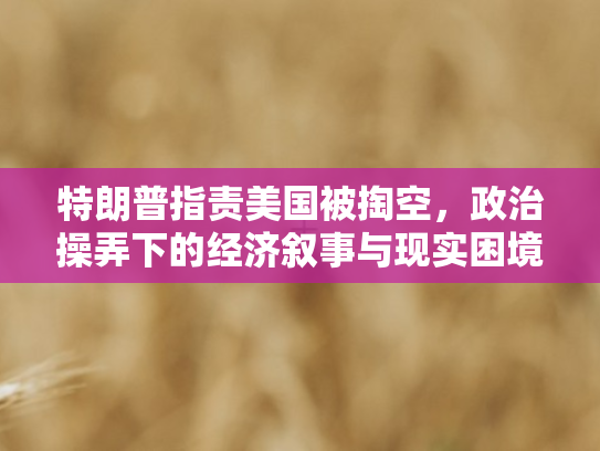 特朗普指责美国被掏空	，政治操弄下的经济叙事与现实困境