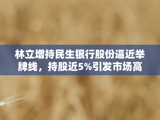 林立增持民生银行股份逼近举牌线，持股近5%引发市场高度关注