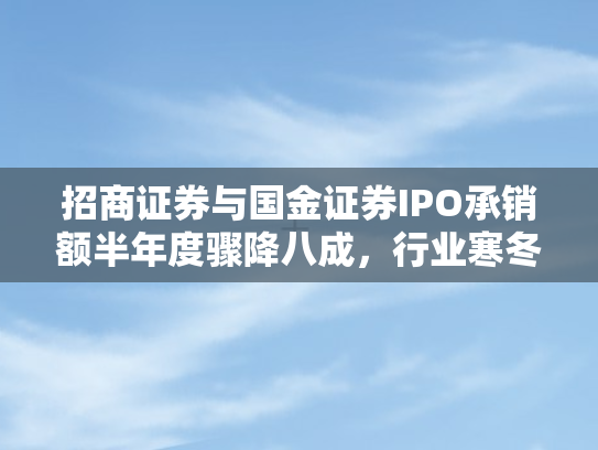 招商证券与国金证券IPO承销额半年度骤降八成	，行业寒冬下如何破局？
