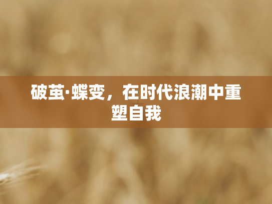 破茧·蝶变，在时代浪潮中重塑自我